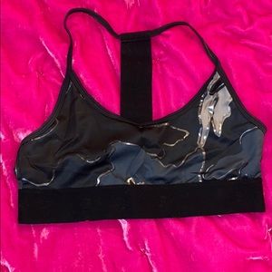 Cute metallic sports bra